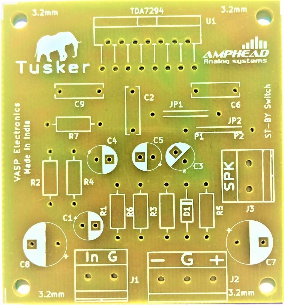TDA7294 100 Watt Mono Amplifier PCB board, High power for Home Audio and DIY Projects