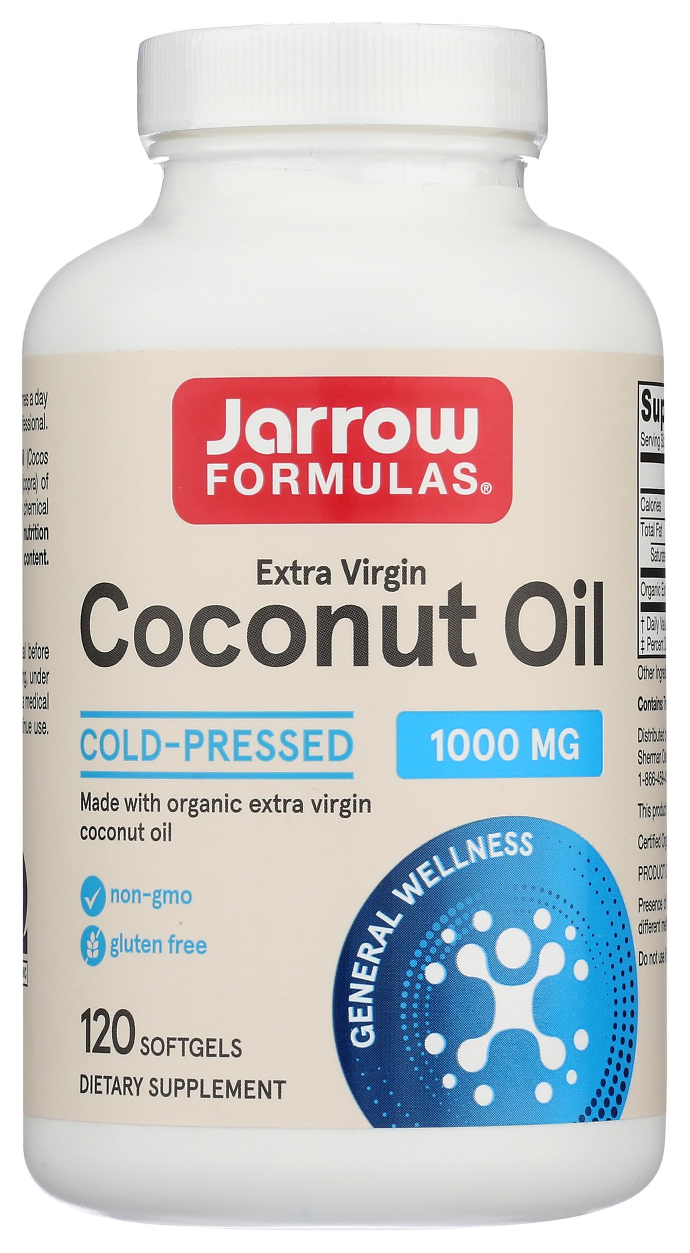 Extra Virgin Coconut Oil 1000Mg (1,000Mg, 120 Softgels)