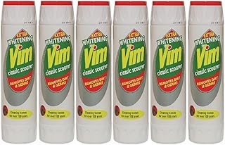 6 x Extra Whitening Vim Classic Scourer Clean...,