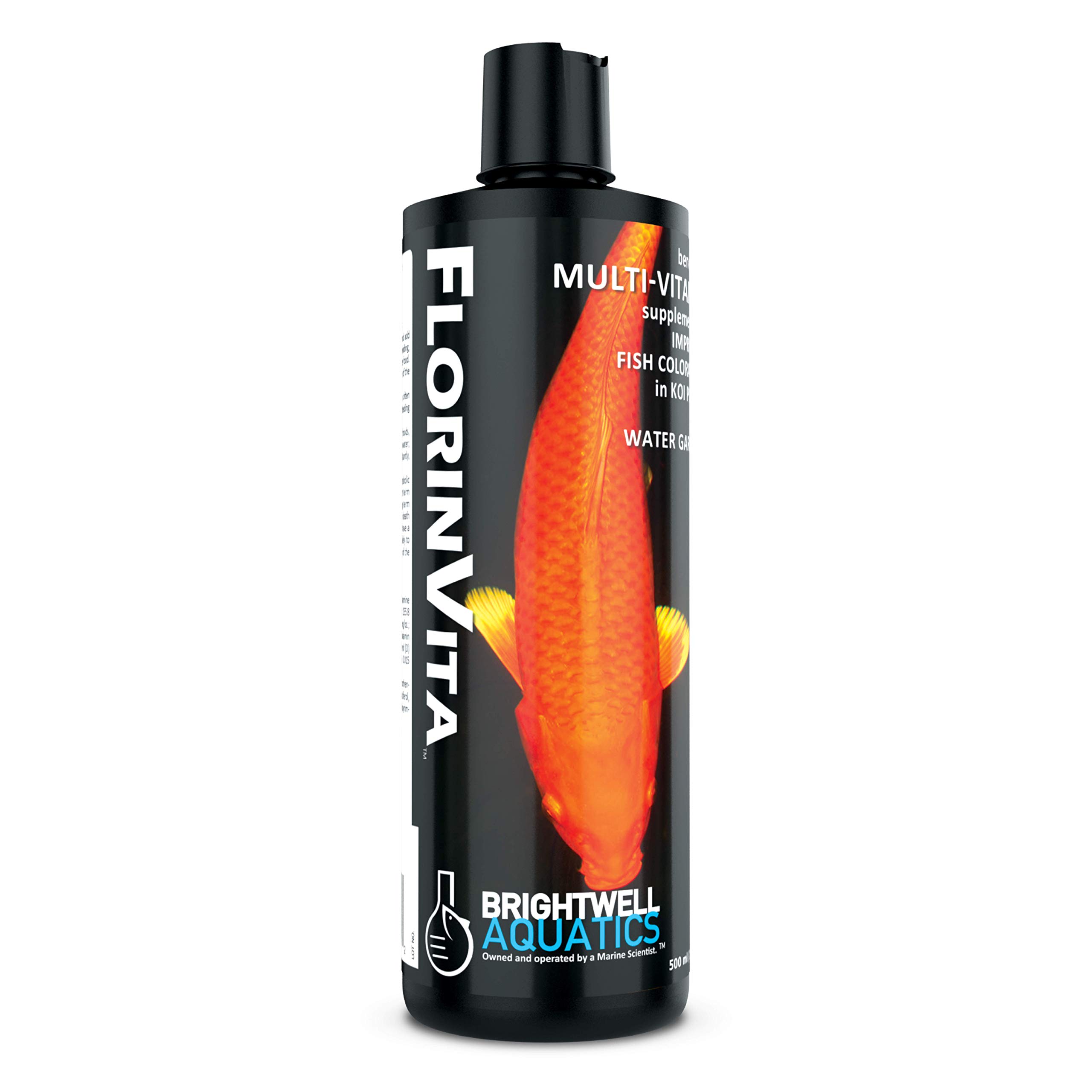 Brightwell Aquatics FlorinVita - Multi Vitamin Supplement for Fish and Snail Coloration in Ponds and Water Gardens