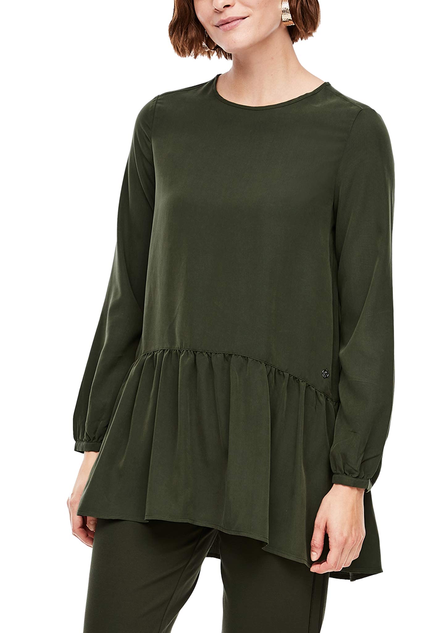 s.Oliver Women's Blouse, Khaki, 14