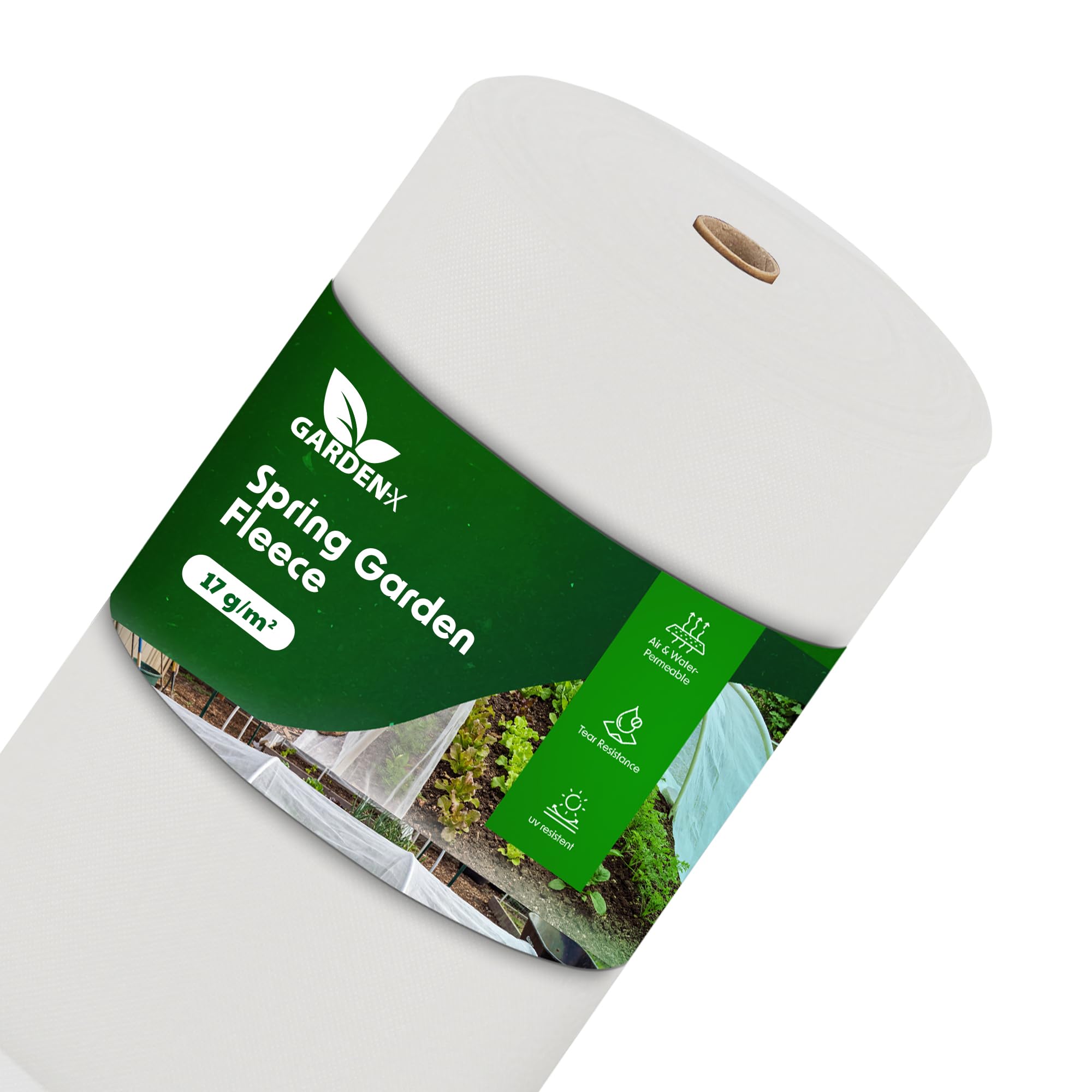 GARDENIX Cold Frame Fleece Breathable 17 g/m² Garden Fleece 3.2 x 100 m (320 m²) Promotes Healthy Growth, for Covers of Raised Beds, Protects Plants, Flowers and Vegetables from Cold, Frost and Wind