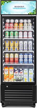 BODEGA 10 Cu.Ft Commercial Beverage Refrigerator with Interior LED
