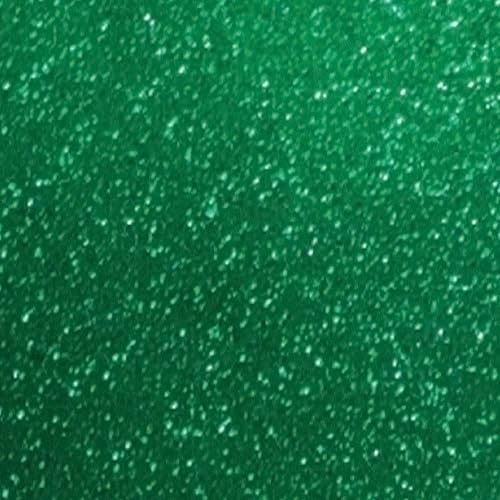 Siser EasyPSV Glitter - Vinilo autoadhesivo permanente para manualidades, rollo de 12 x 5 yardas (Emerald Envy)