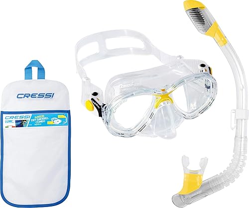 Miniatura 1 de Cressi Youth Kids Snorkeling Mask and Dry Snorkel Kit - Marea Jr & Mini Dry Designed in Italy