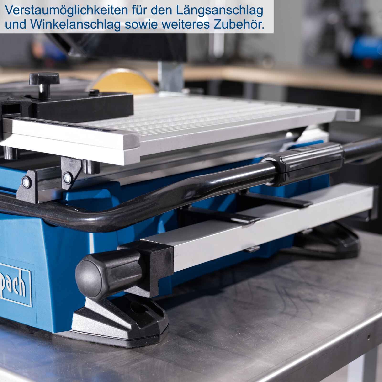 Coupe carrelage électrique SCHEPPACH WTS2000-900W - Ø180mm - avec chariot coulissant