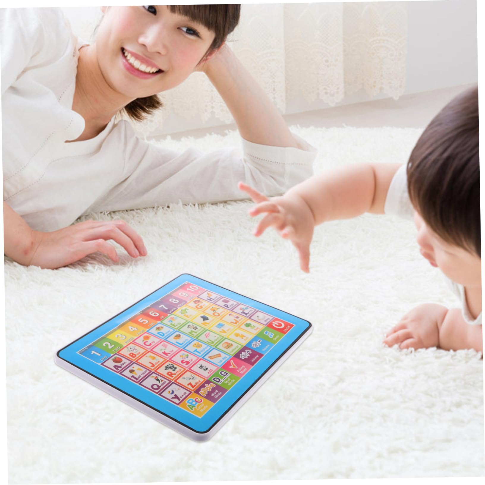 HANABASS 3 Tablet Educativo per Touch Screen Interattivo Apprendimento Alfabetico e Numerico Portatile Multifunzione per Prima Dispositivo Didattico Precoce