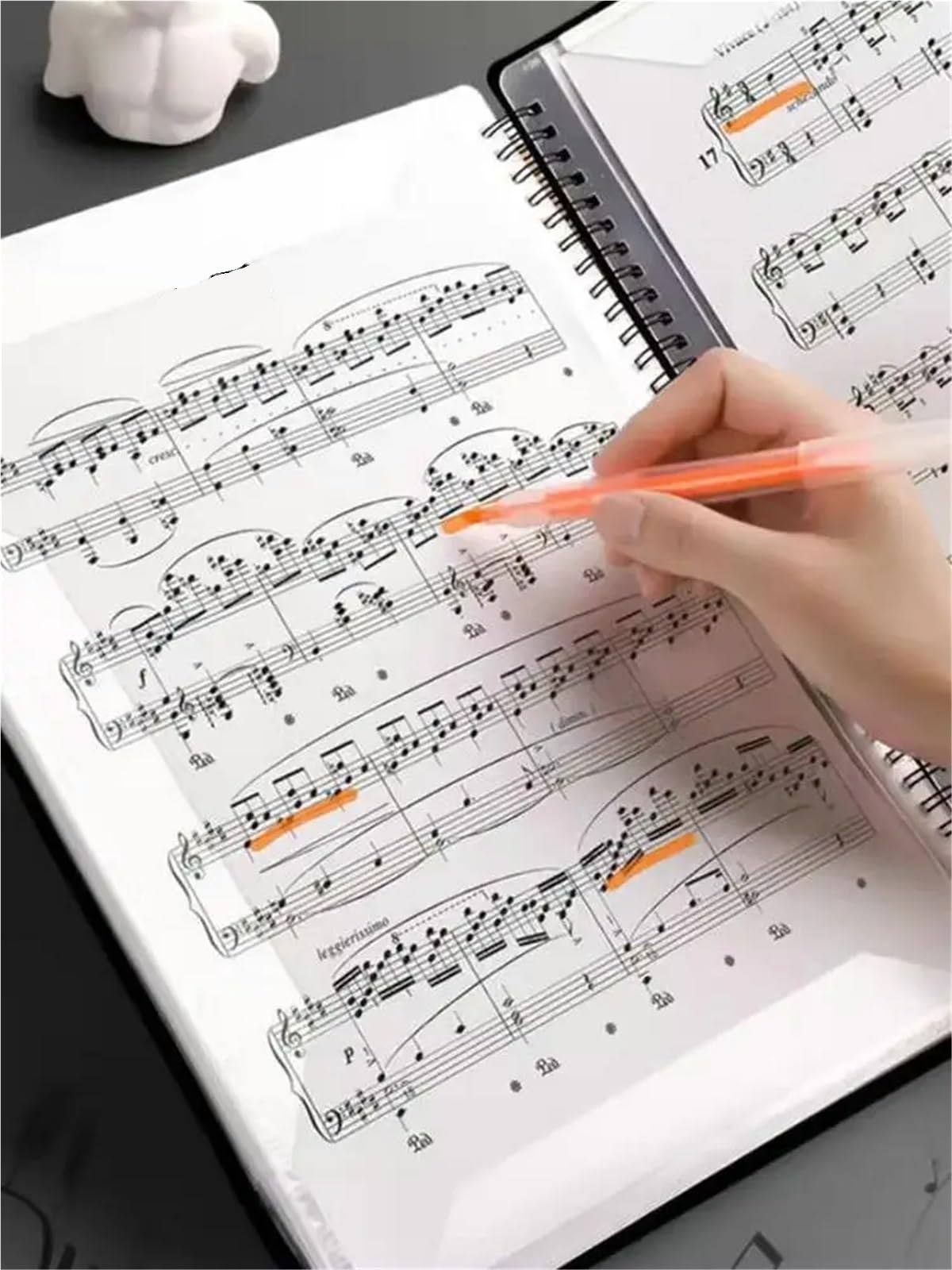 Carpetas Para Partituras Carpeta de archivos música 8 páginas, carpeta partituras Piano con partición A4, folleto particiones hojas, estuche expandible Para Partituras Y Papel
