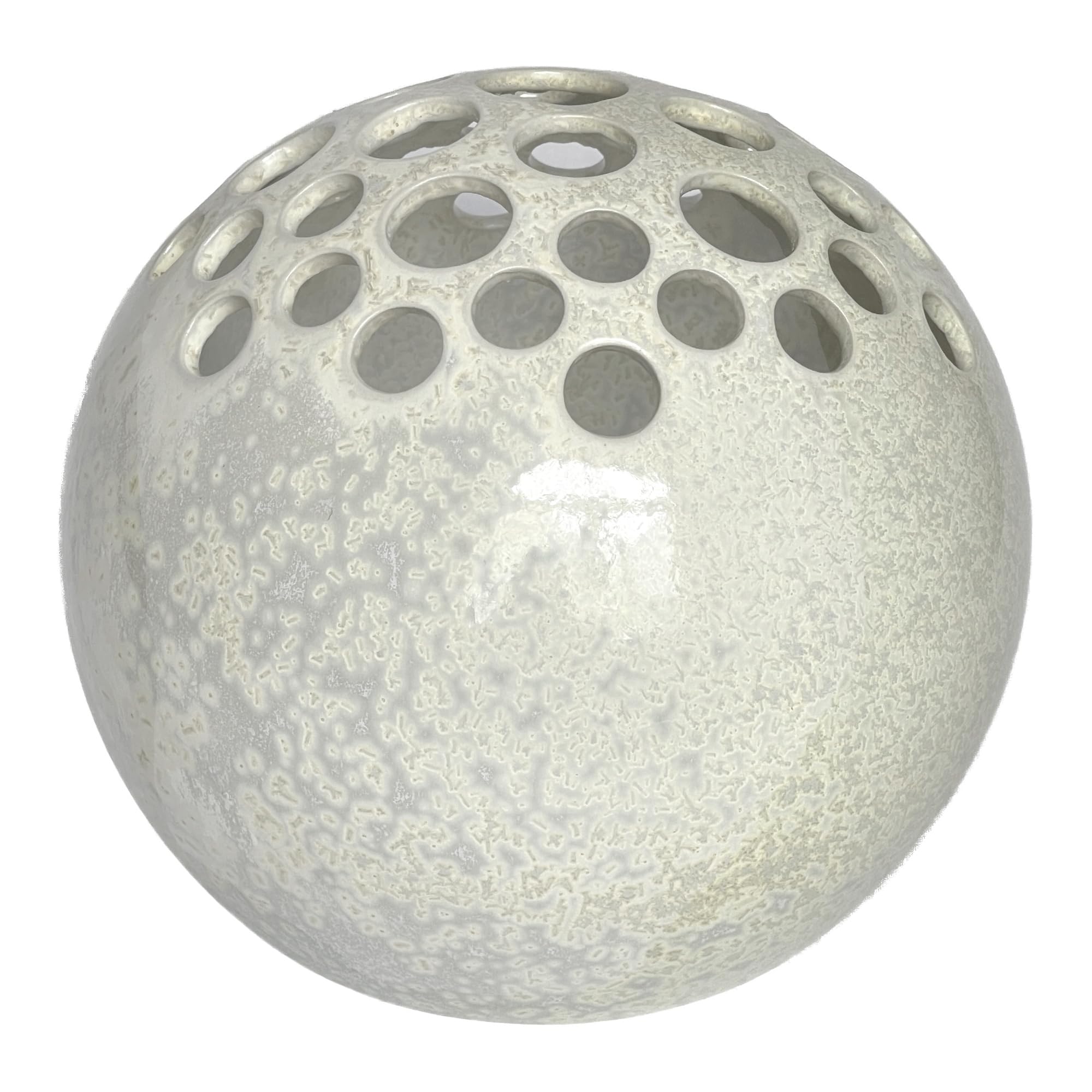 Kugelvase Steckvase Keramik Handarbeit 16 cm