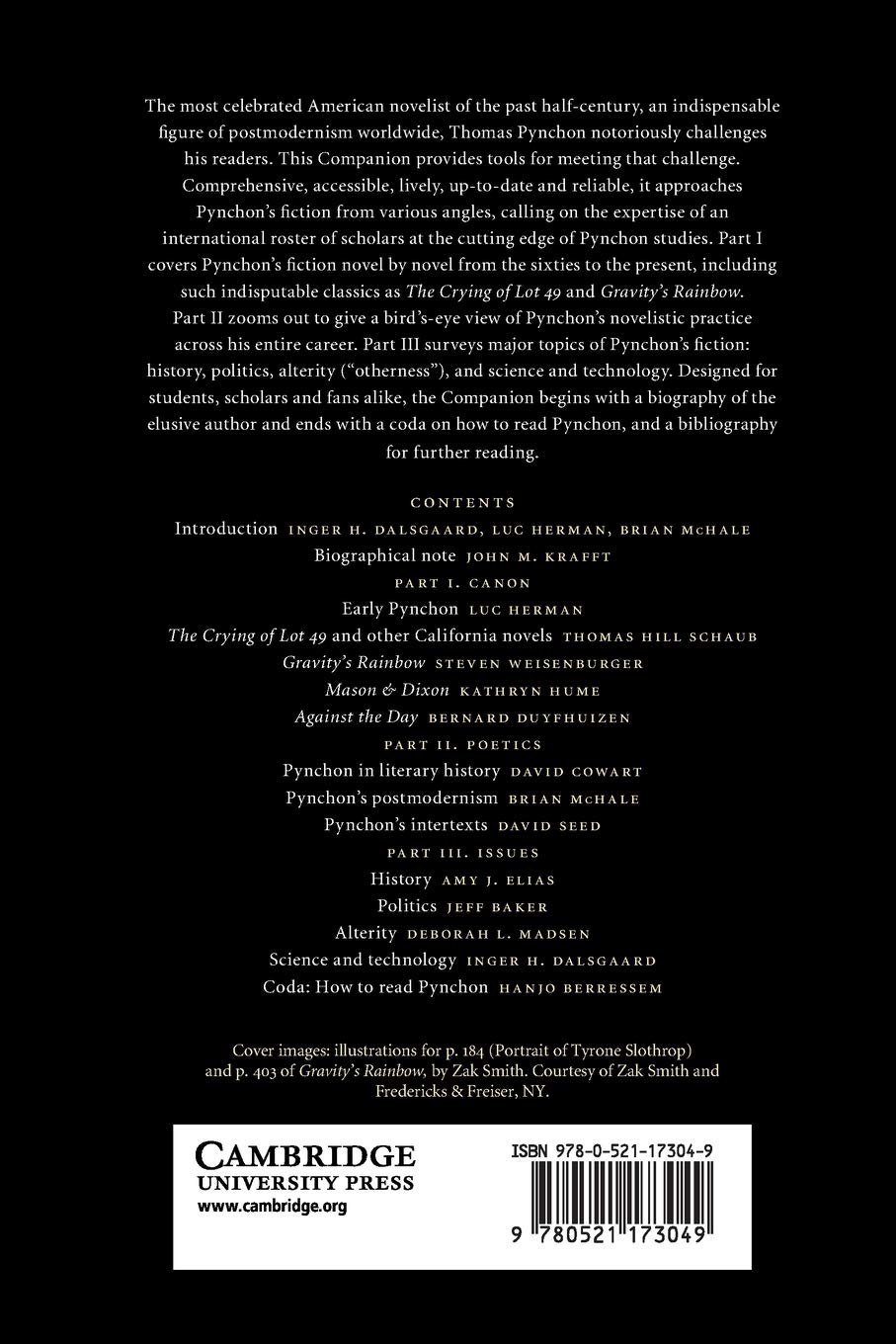 The Cambridge Companion to Thomas Pynchon