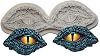 Silicone Dragon Eyes Dinosaur Claws Mold for Baking Dragon Christmas Cake Chocolate Cupcake Decoration Polymer Clay (C)