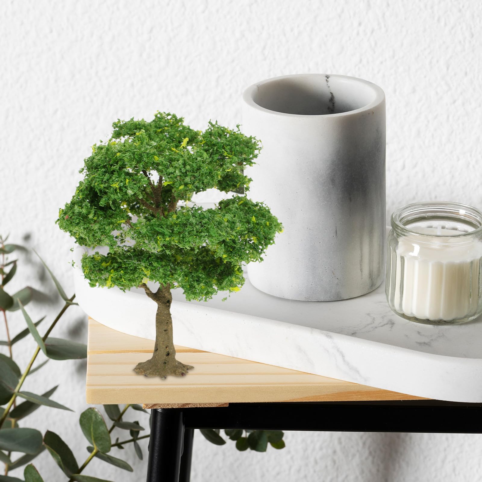 LALAFINA Arbre Modélisme en PVC Robuste pour Décor Miniature de Trains et Projets de Bricolage Accessoire pour Micro-Paysage et Diorama