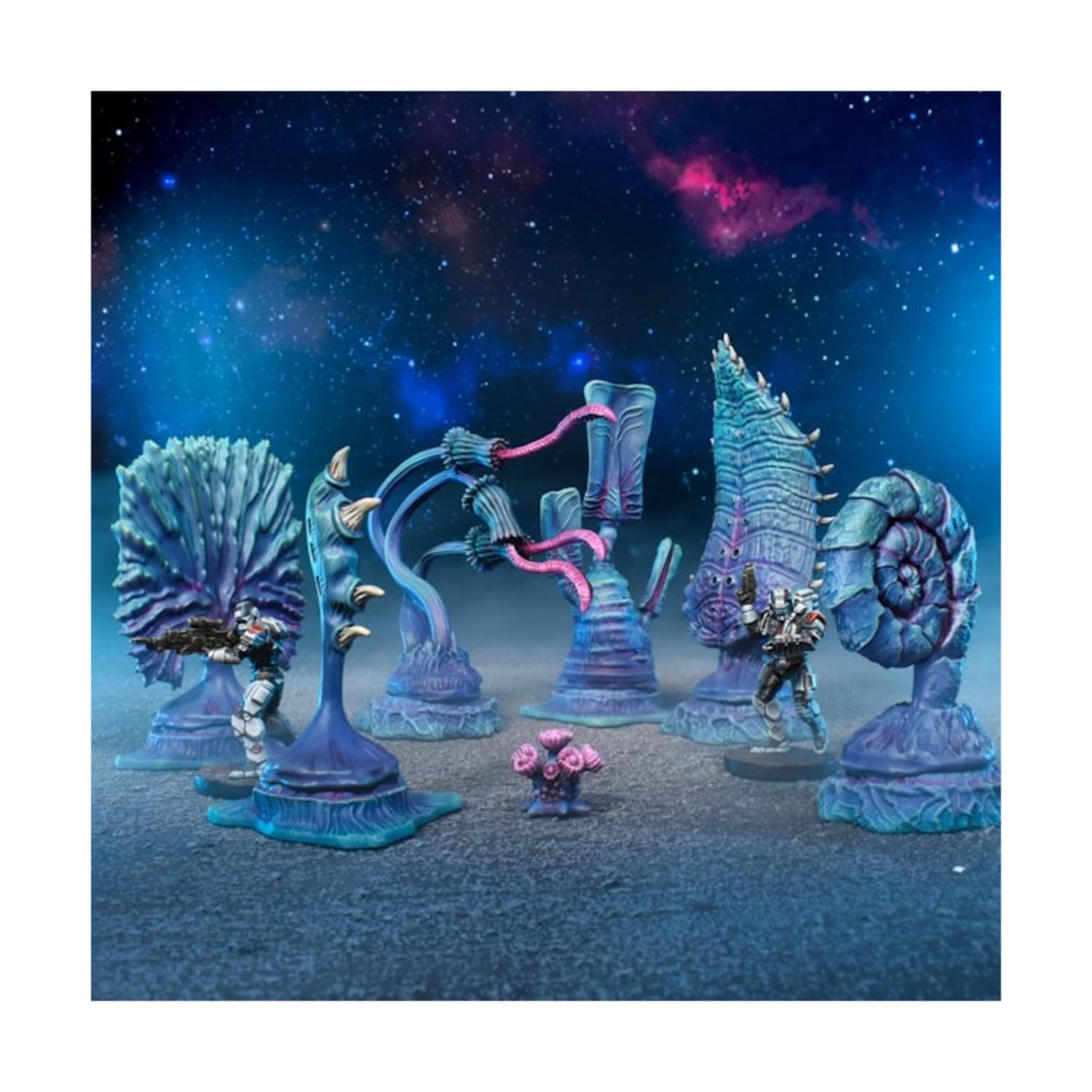 mantic Games. Terrain Crate Sci-fi Terrain: Alien Woods. MGTC231. Unassembled and unpainted