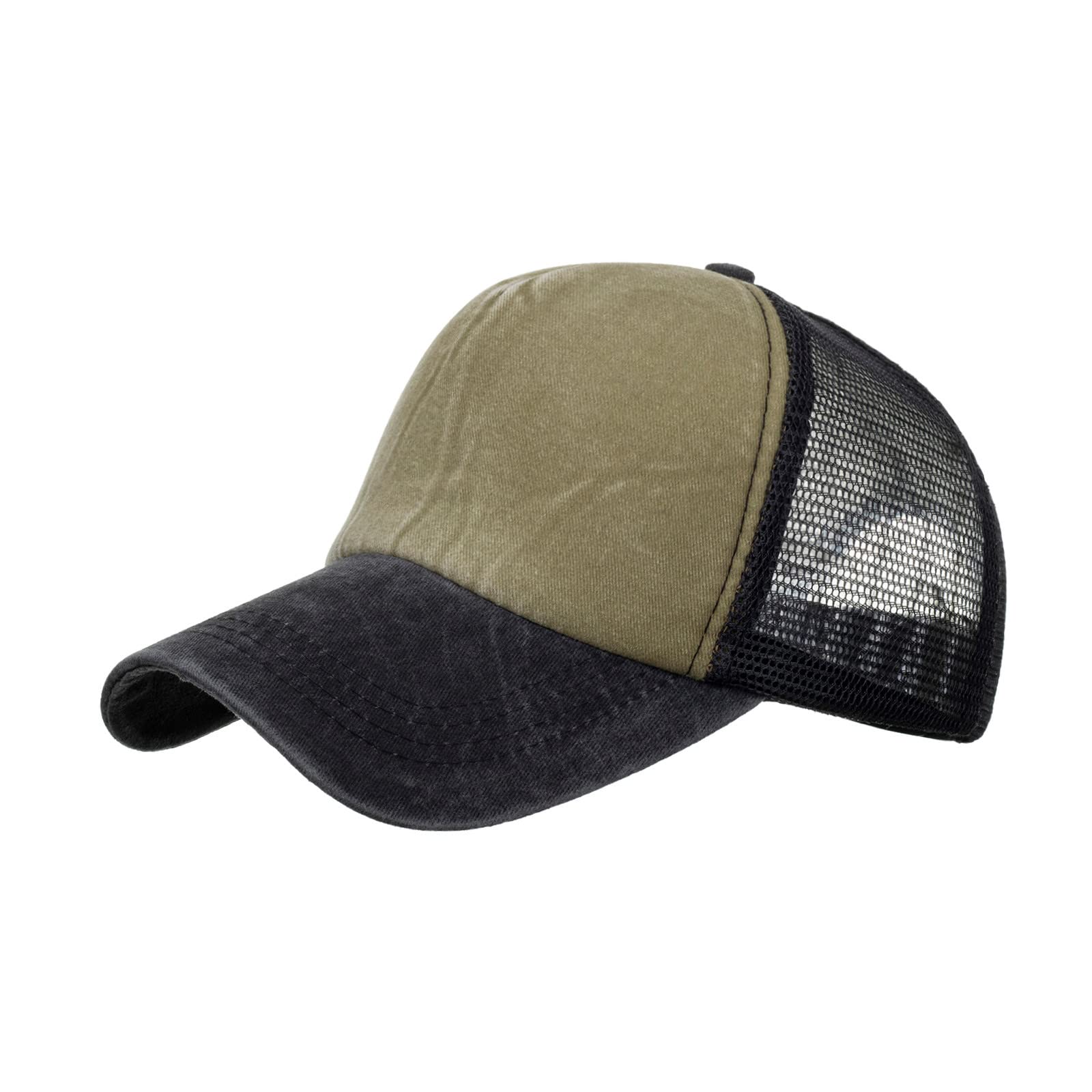 Dinglong Gorro Hombre Verano Mujer Hombre Deporte Hit Color Transpirable Playa de béisbol Hip Hop Sombrero para Gorro Hombre Verano