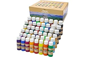 Artecho Acrylic Paint Set 48 Colors for Acrylic Painting