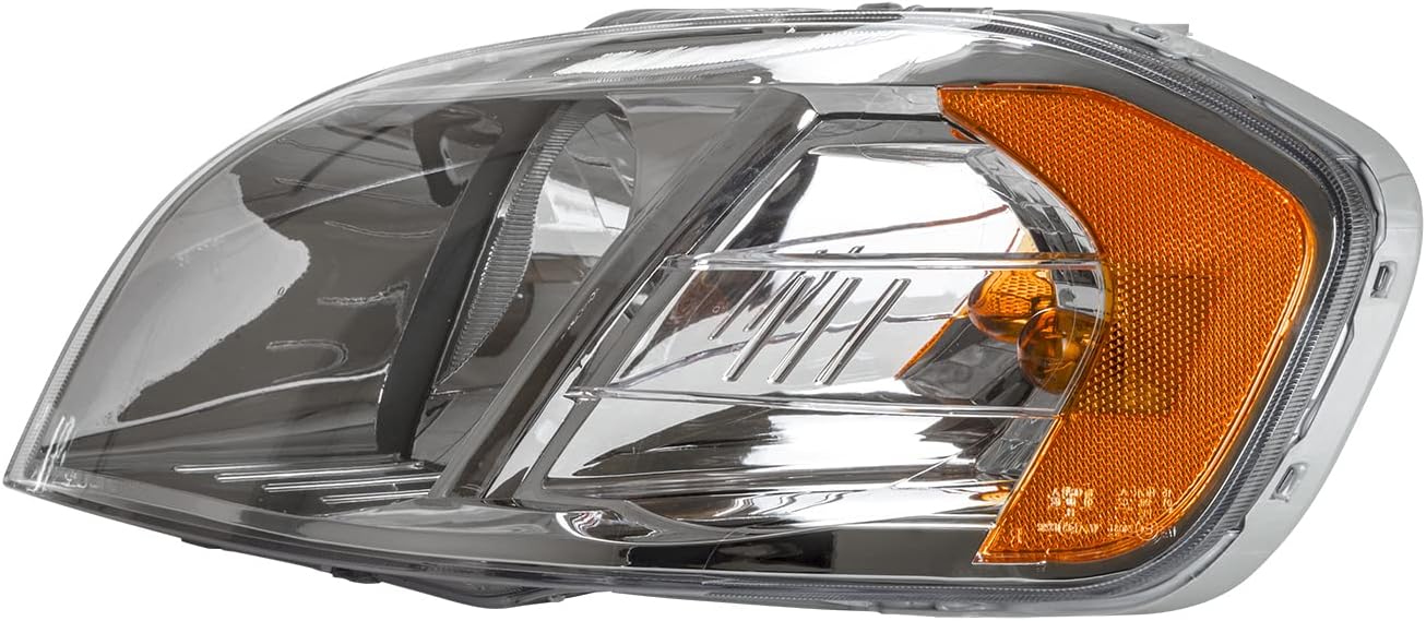 TYC Left Headlight Assembly Compatible with 2007-2011 Chevrolet Aveo