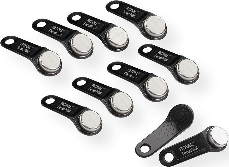 Royal iButton10 iButton for TimePilot - 10 Pack, Black