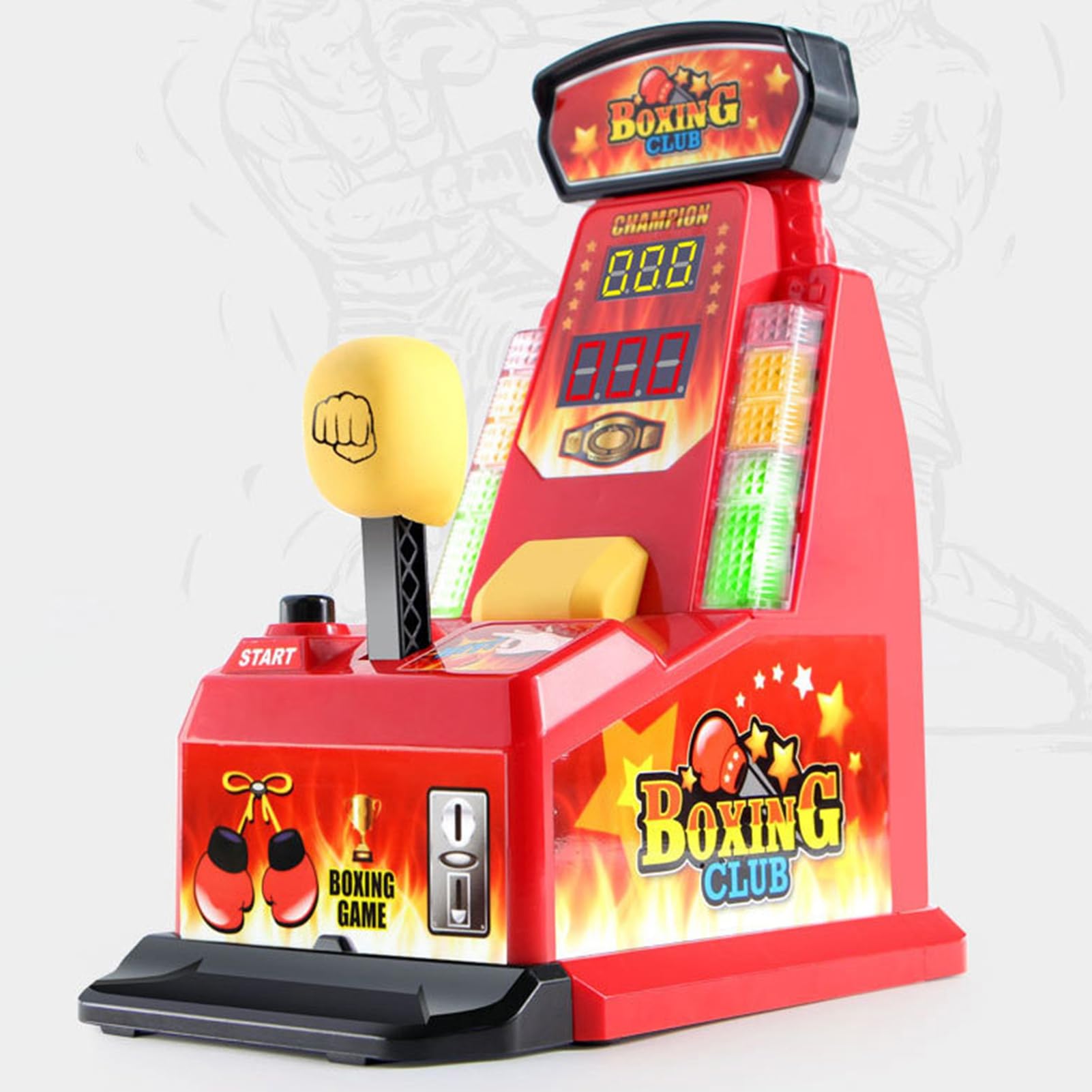 Jeu De Boxe à Doigts - Cible électronique Avec Score Et Lumières - Pour Enfants - Jouet Interactif