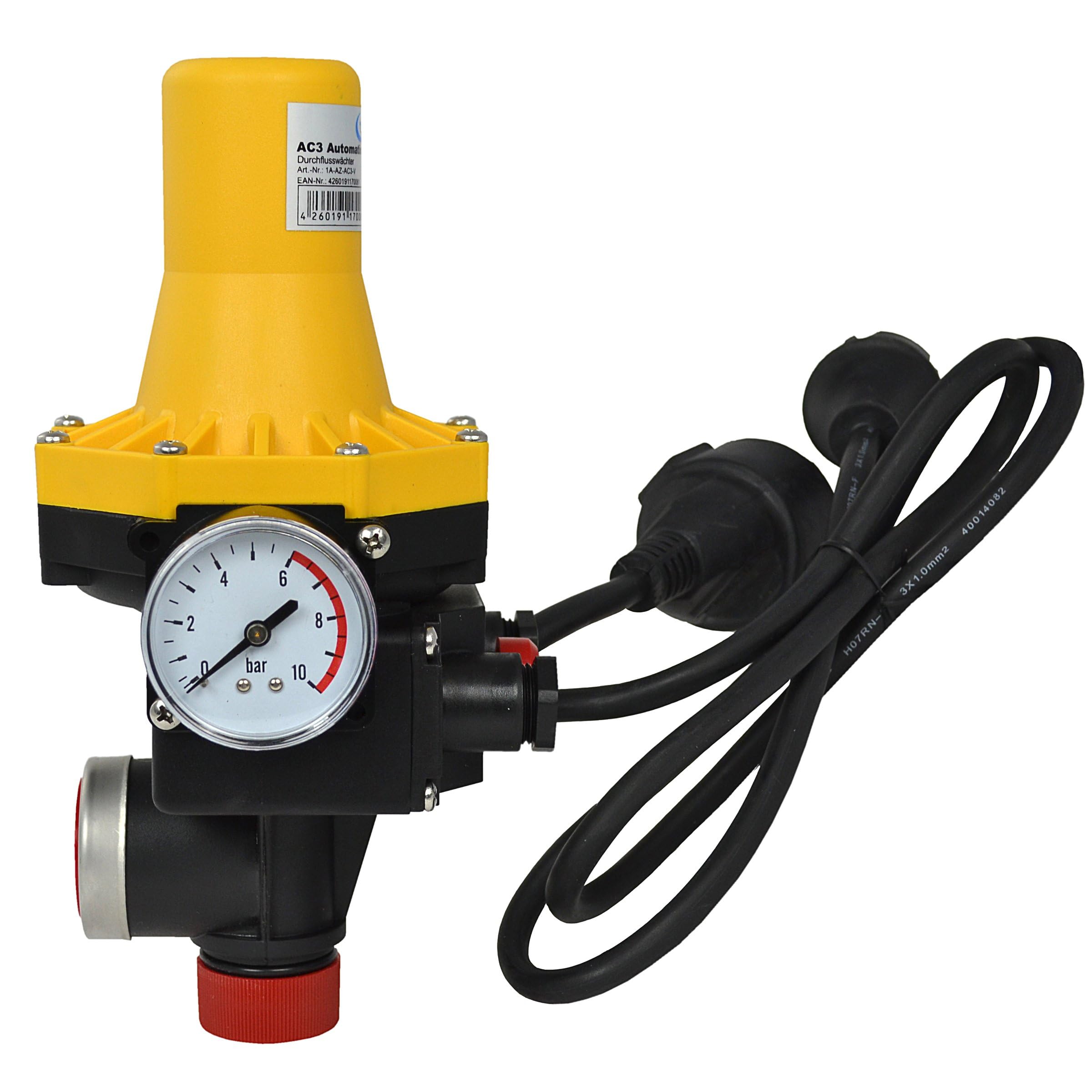 PLANTA DE AGUA DOMÉSTICA AGUA DOMÉSTICA BOMBA CENTRÍFUGA SILENCIOSA AUTOMÁTICA AQUA INNO-TEC 1300W con INTERRUPTOR DE FLUJO AC3 como presostato bomba silenciosa de 5 etapas para agua sanitaria limpia