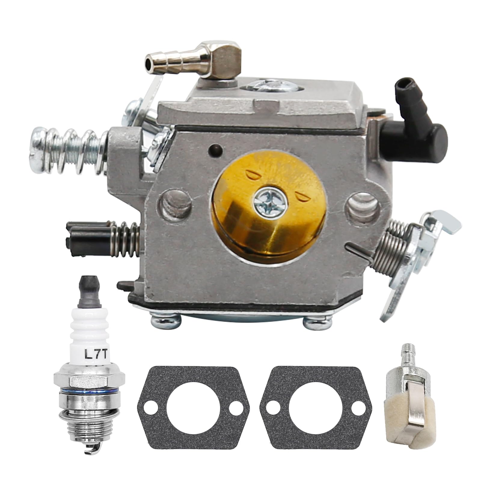 SYOWADACS590 Carburetor Replacement for Echo CS-590 CS-600P CS610 CS620, HDA-268 A021001661 A021001660 A021001662 Carburetor (Carburetor with 1 fuel filter)