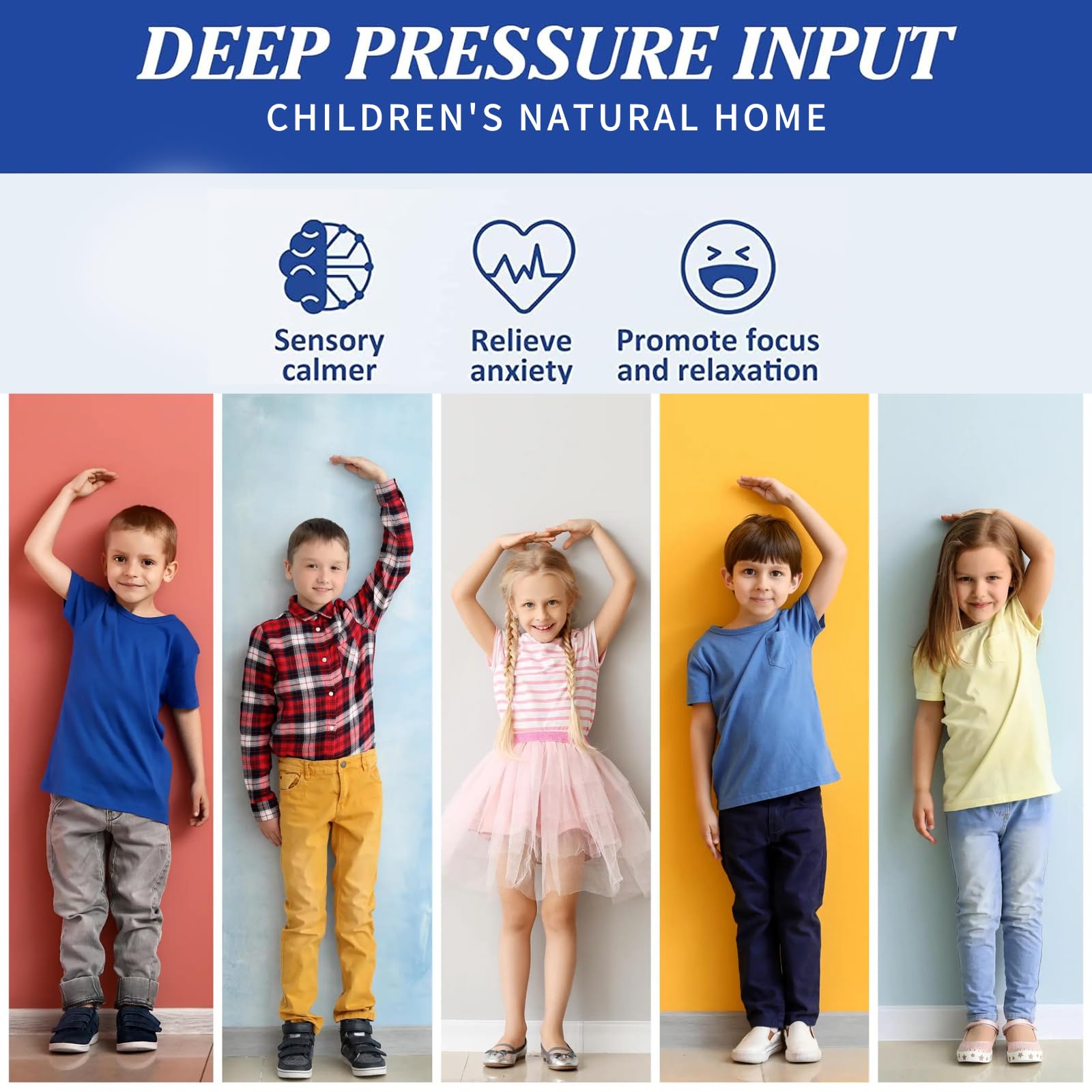 Chaussettes sensorielles extensibles pour soulager le stress des enfants souffrant d'autisme et d'anxiété