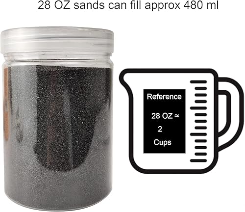 Miniatura 8 de Arena decorativa para manualidades, artes, ceremonia de boda, paquete de repuesto de reloj de arena, relleno de jarrón, decoración de detalles del