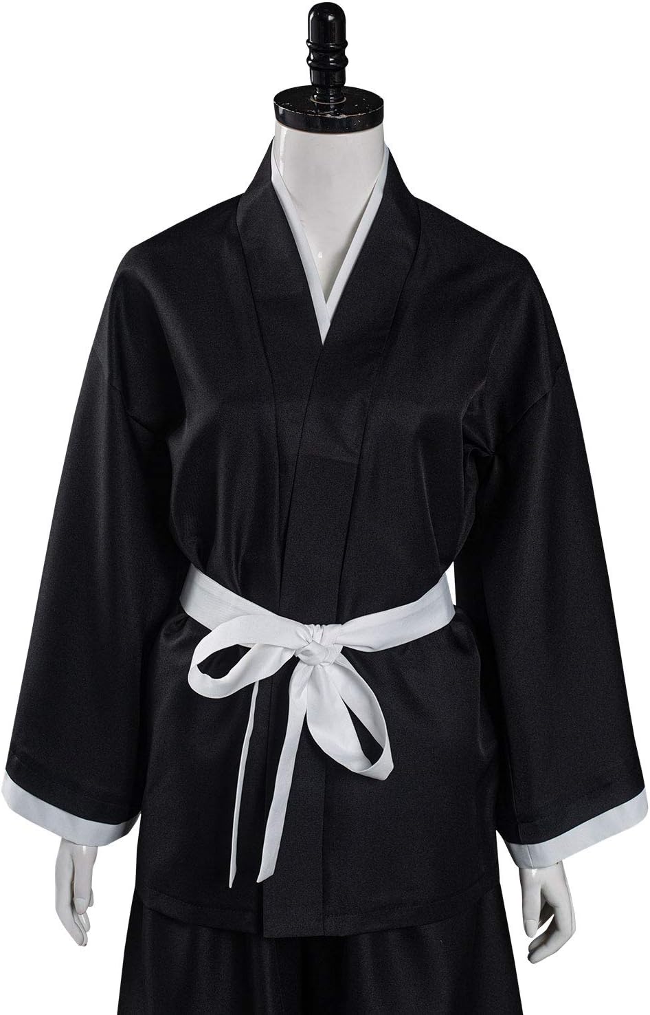 Womens Japanese Anime Traditional Kimono Cosplay Haori Hakama Set Edo Period Samurai Costume - Image 5