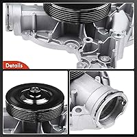 Vista 7 de Bomba de Agua del Motor A-Premium con Junta y Polea [compatible con DOHC, 6Cil 2.5 3.0 3.5L] Compatible con Mercedes-Benz