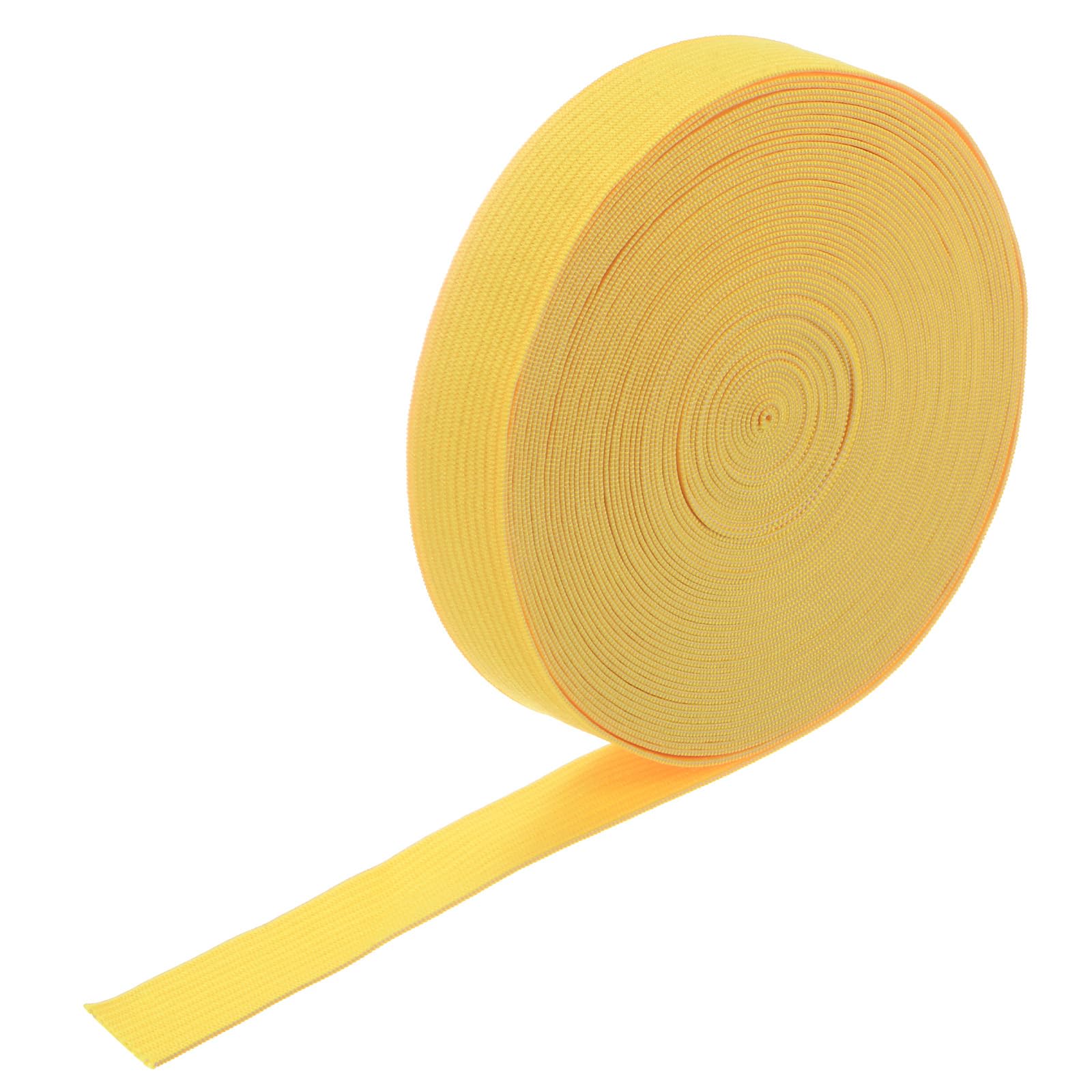 M METERXITY Elastic Bands for Sewing, 0.8 Inch 11 Yards Roll of High Elasticity Knit Elastic Spool, Elastic for Sewing Waistband/Wigs/Pants/Crafts DIY Stretchy Ribbon [Golden Yellow]