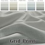 jinchan Ombre Cloudy Grey Striped Shower Curtain Waterproof Fabric Shower Curtains for Bathroom Gradual Color Minimalist Design Modern Neutral Luxury with 12 Hooks 70x72 Inches