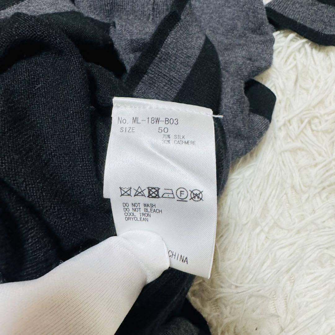 マークアンドロナ　カーディガン MARK&LONA（マークアンドロナ） カーディガン Ever Embossed Zip-Front