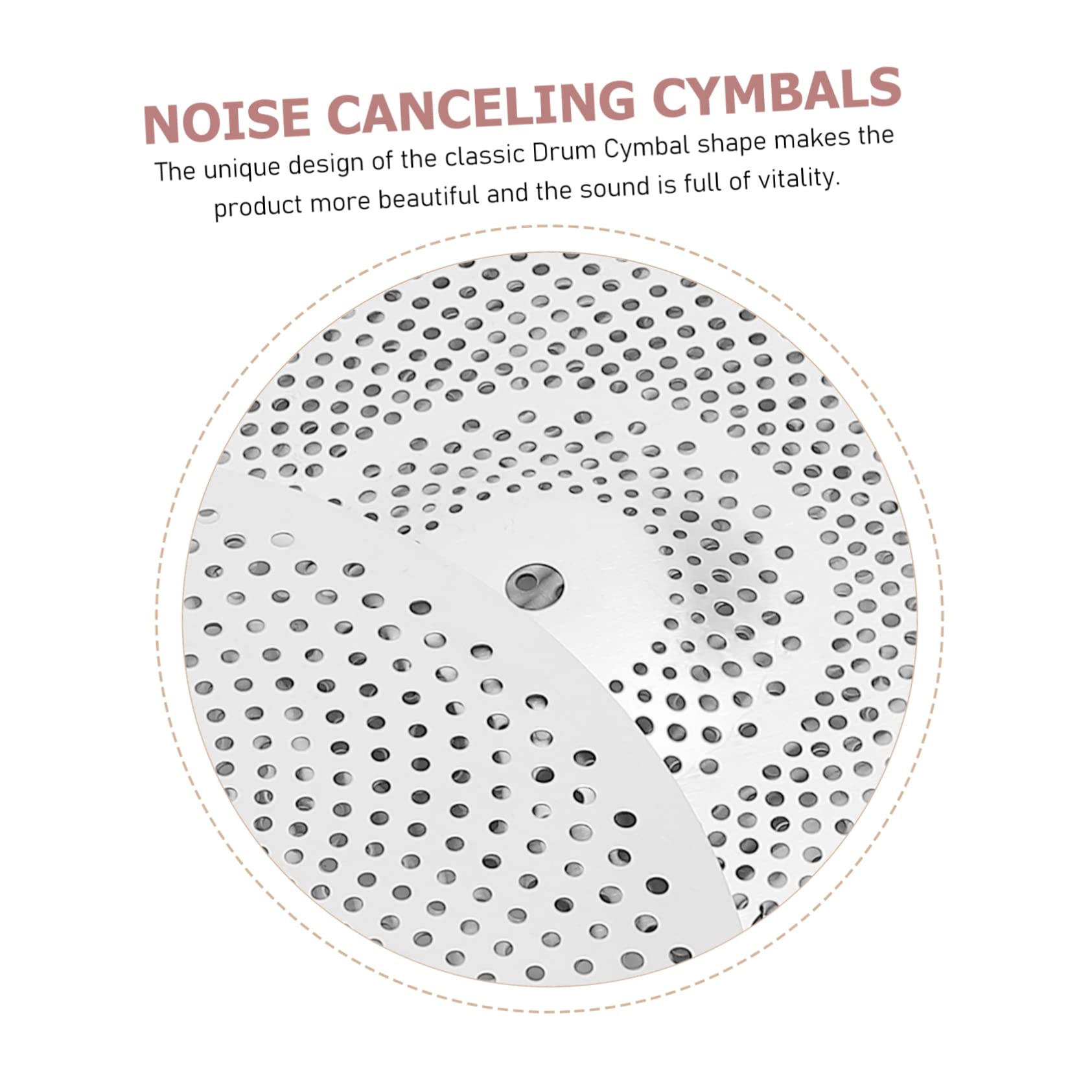 ibasenice 3stücke Teiliges Leises Becken Schlagzeug Mute Cymbals Aus Professioneller Legierung Für Geräuscharmes Üben Und Zuhause