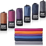 BOGI Microfiber Travel Sports Towel-Quick Dry Towel, Soft Lightweight Microfiber Camping Towel Absorbent Compact Travel Towel for Camping Gym Yoga Swimming Backpacking (XL:72''x32''+16''x16''-Purple)