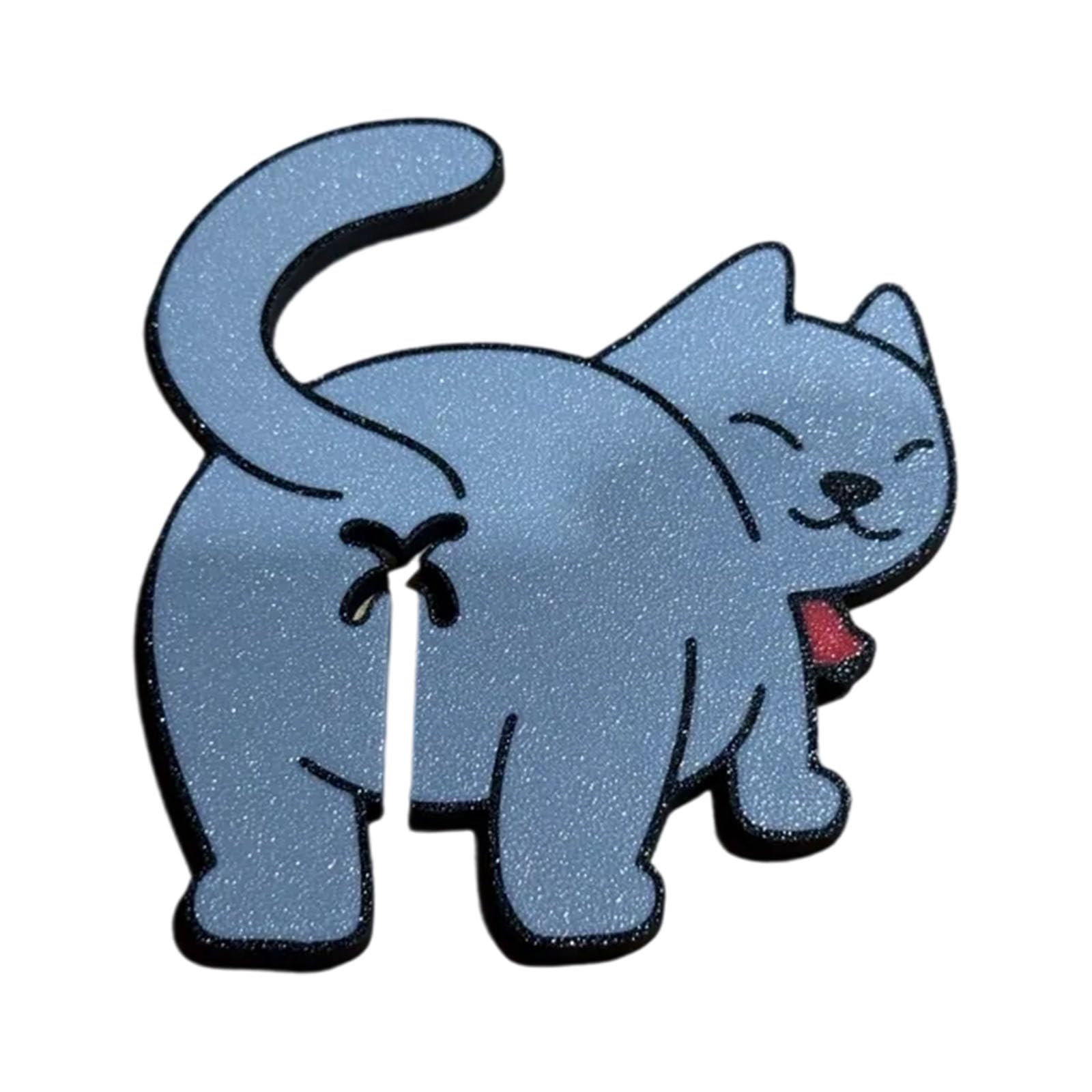 Maxtonser Funny Printed Cats Dog Butt Shape Bread Bag Clip Keep Snacks Freshness Polylactic Acid Kitchen Sealer Clip For Chip Cere