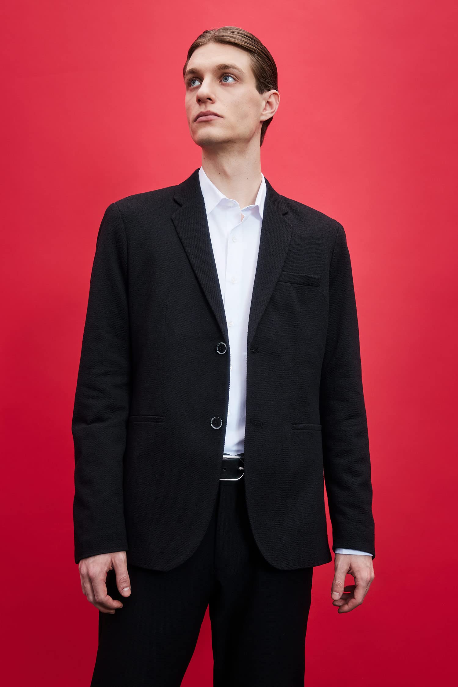 DeFacto N0503AZ, Blazer, Uomo, Nero, 54
