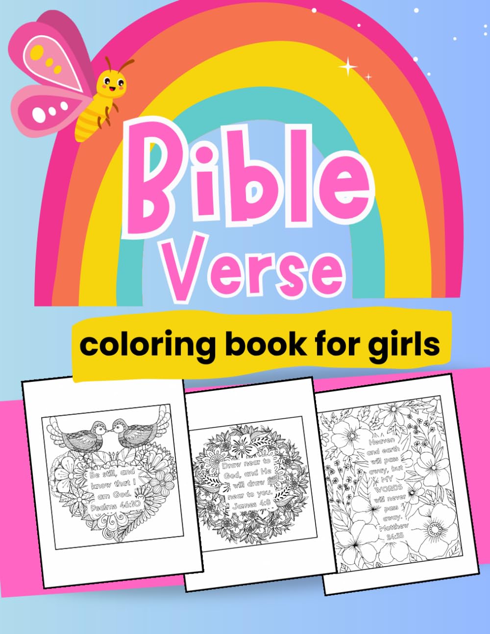 Bible Verse Coloring Book for Girls: Inspirational Scriptures and Fun Coloring Pages