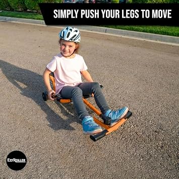 EzyRoller Classic X Ages 4+, 45lbs - 120lbs - Orange For Unisex Children