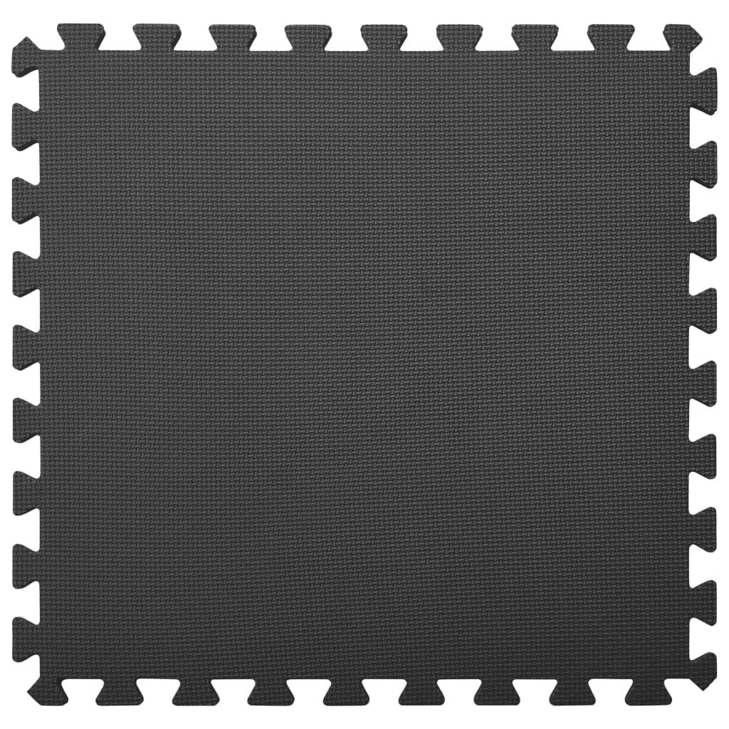 Bodenmatten STK Holzmaserung Eva-Schaumstoff 60x60x 2,16 m² Trainingsmatte Bodenschutzmatte Fitnessmatte für Heimtrainer Laufband Crosstrainer Schutzmatte