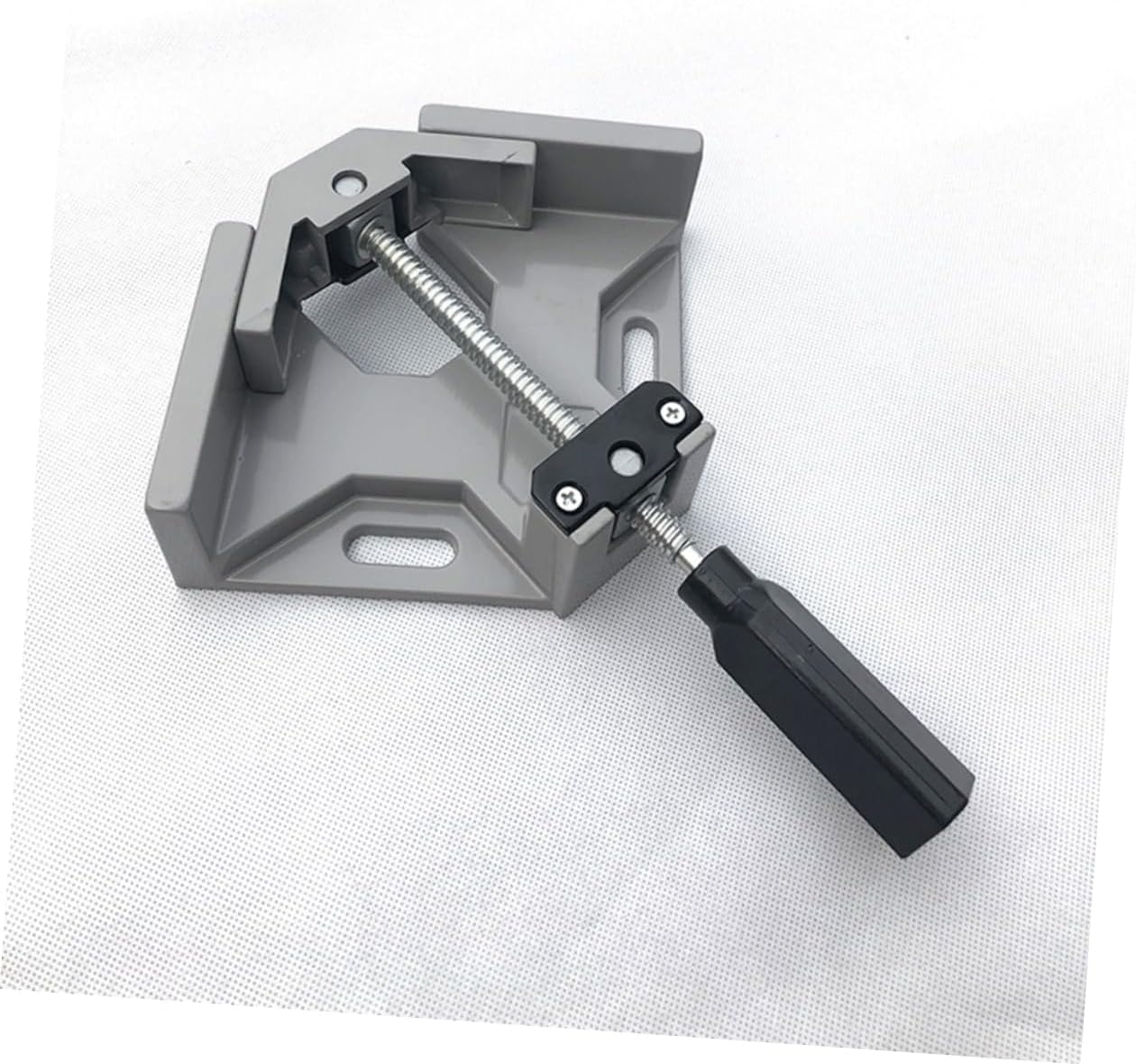 90 Degree Aluminum Alloy Right Angle Clamp Woodworking Clamp Tool for (grey)