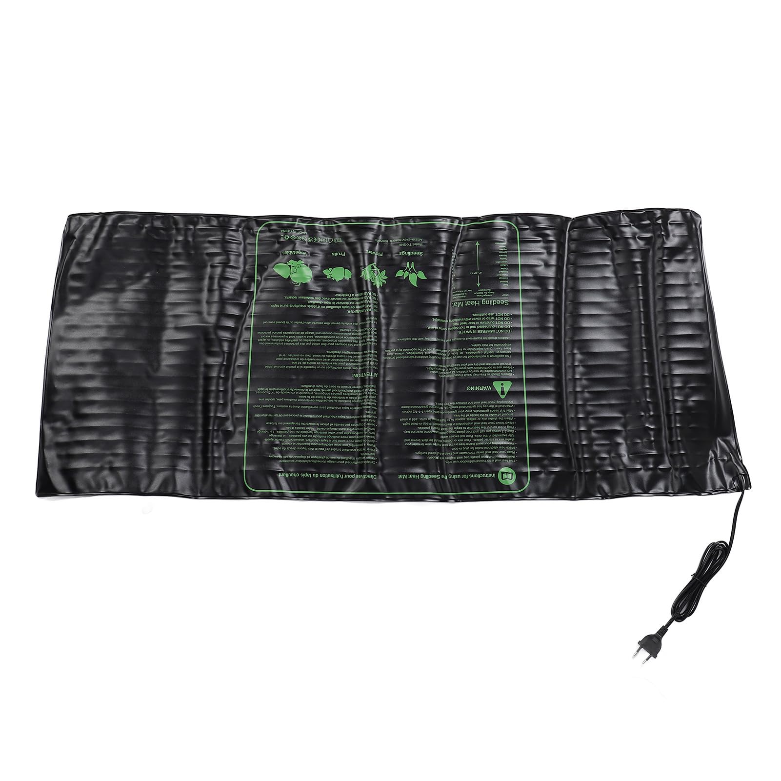 Almohadilla Térmica para Germinación de Plantas, Estación de Impermeable 48x20 Pulgadas, Control de Temperatura Ajustable para Semillas, Esquejes y Cultivo Interior