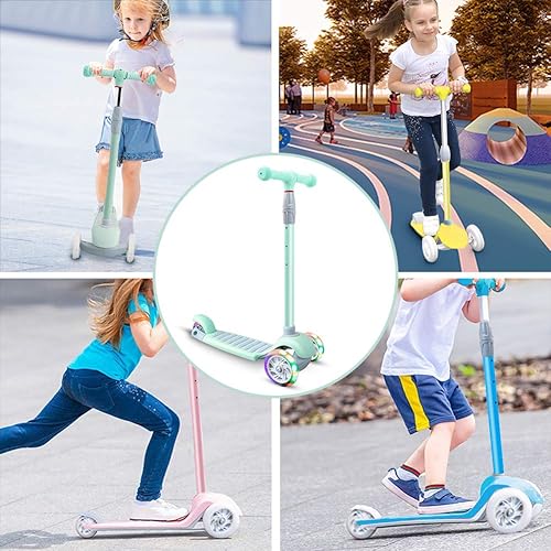 Miniatura 8 de 67i Scooter para niños de 3 ruedas Scooter para niños con altura ajustable y ruedas iluminadas para niños de 3 a 12 años