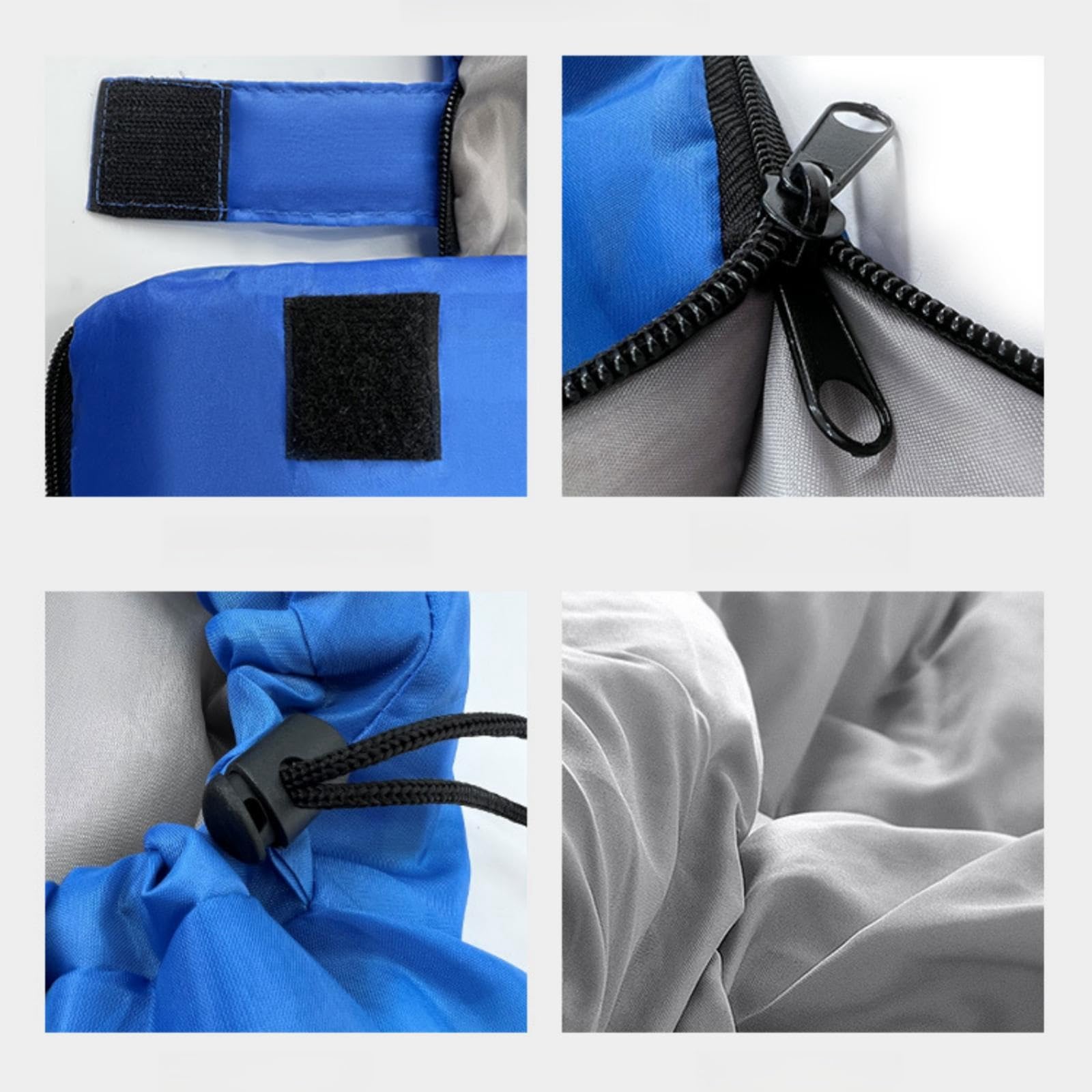 Schlafsack Wasserdichter Schlafsack mit leichter, wasserdichter, kompakter Tasche for Campingausrüstung, die im Freien unterwegs ist für Outdoor Kaltes Wetter Camping und Bergsteigen ( Color : White ,