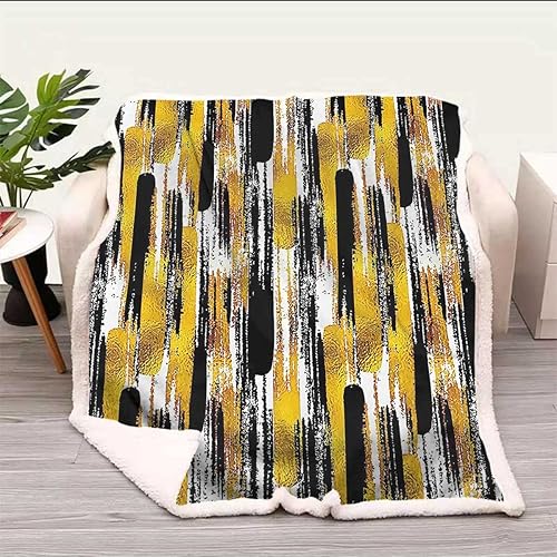 Miniatura 6 de USA Cobijas Calientes para Invierno - Mantas de otoño suaves, de felpa, esponjosas, para sofá, cama, sofá, silla, tamaño pequeño, 31.5 x 47 pulgadas