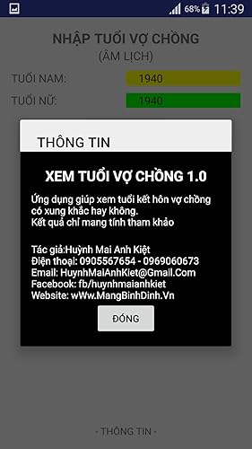 Xem tuổi vợ chồng