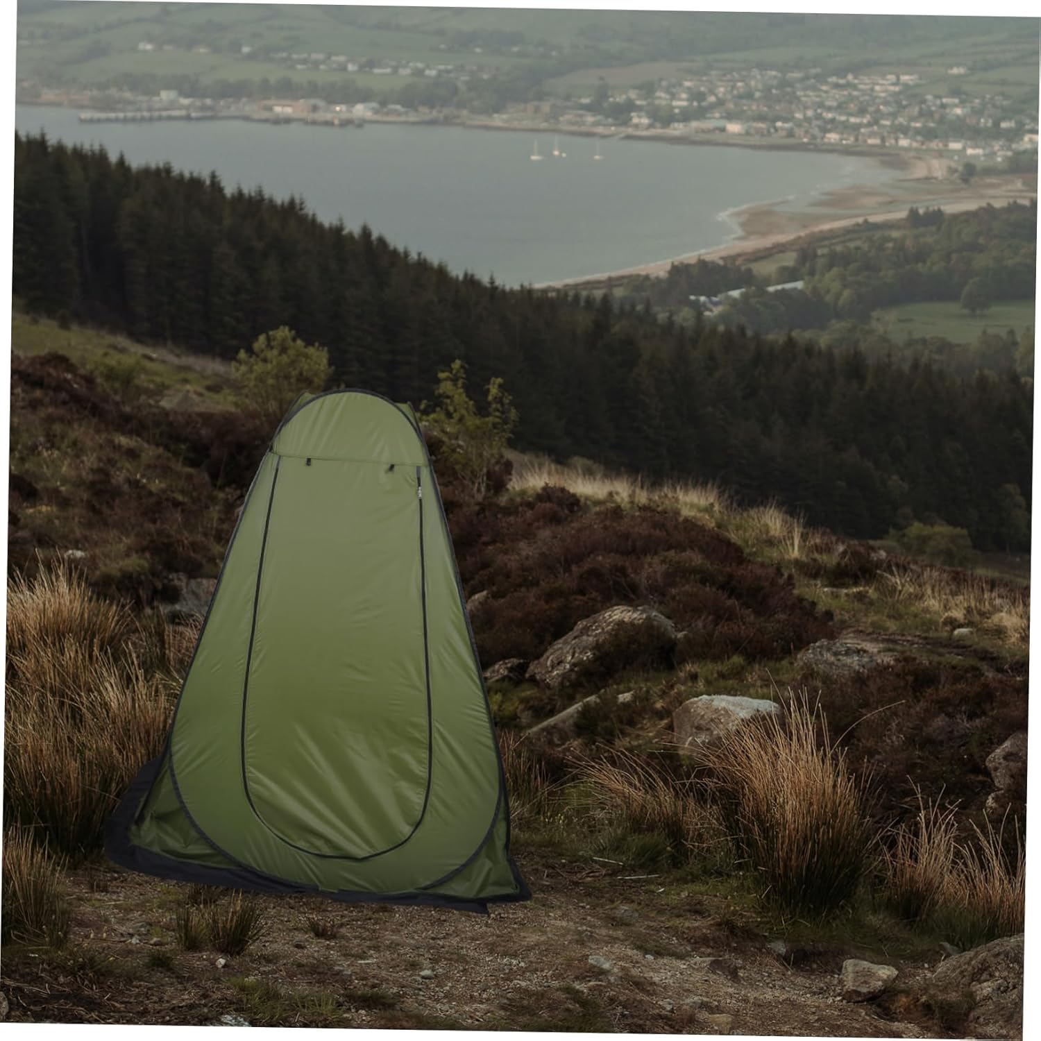 Shower Tent Camping Toilets Pop-up Tent for Outdoor Use Lightweight Privacy Quick-
