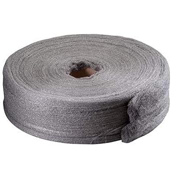 Grade 0000 Steel Wool 5lb Steel Wool Roll for Cleaning, Remove Rust, Buffing Wood and Metal Finishes