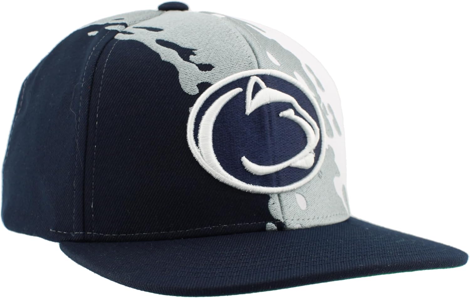 ZHATS NCAA Unisex-Adult NCAA Officially Licensed Hat Flat Snapback Z11 Retro Paintbrush