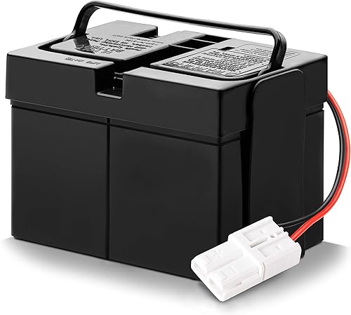 Reemplazo de batería de 24 voltios 9Ah (2 piezas 12V 9Ah) para Rollplay Performance 24V Turnado Child Ride On Car