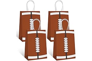 Football Party Candy Favor Bags 16PCS, Sport Party Goodie Bags