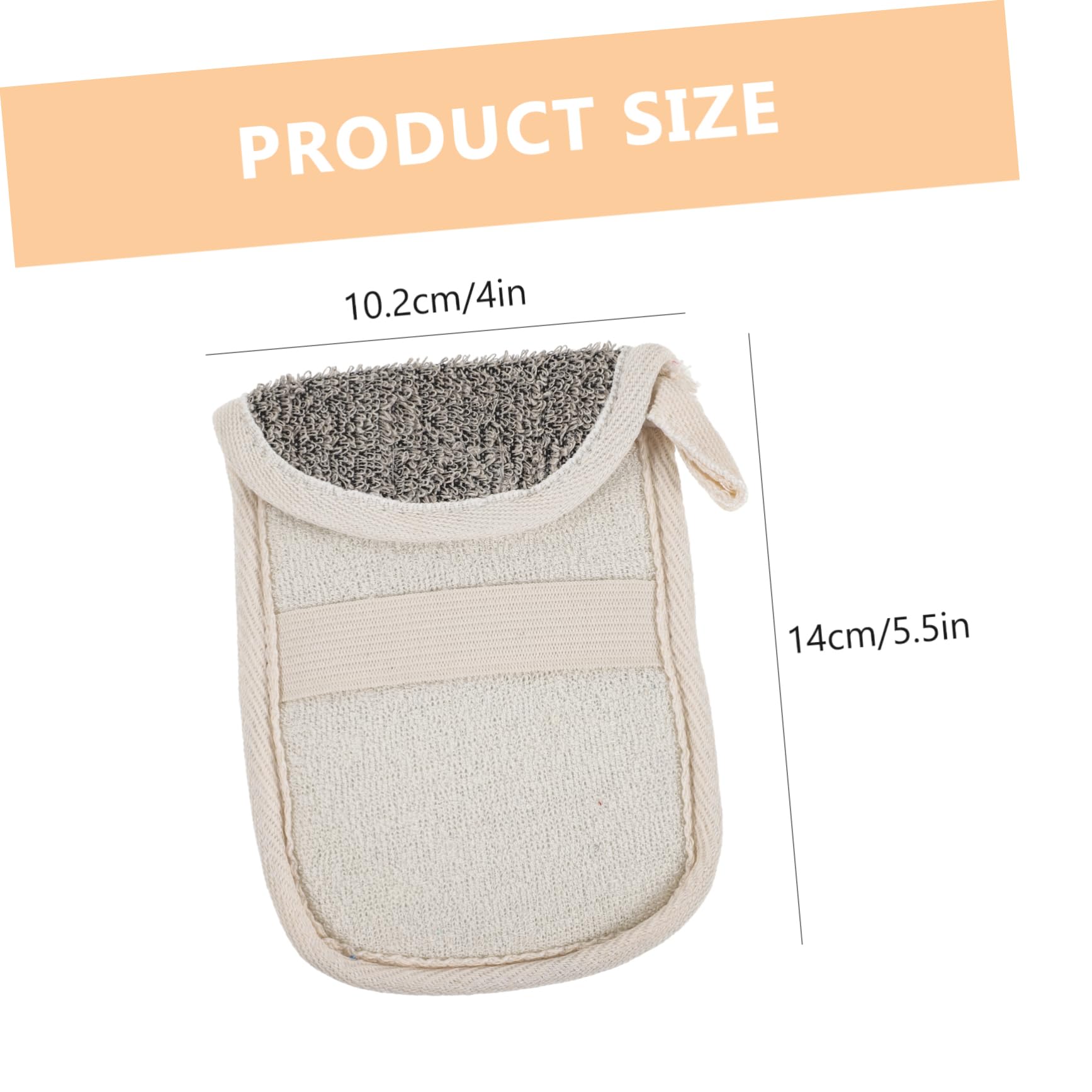 BESTYASH 4pcs Bathing Soap Bag Exfoliating Soap Foaming Net with Hand Strap Storage Pouch for Men and Women